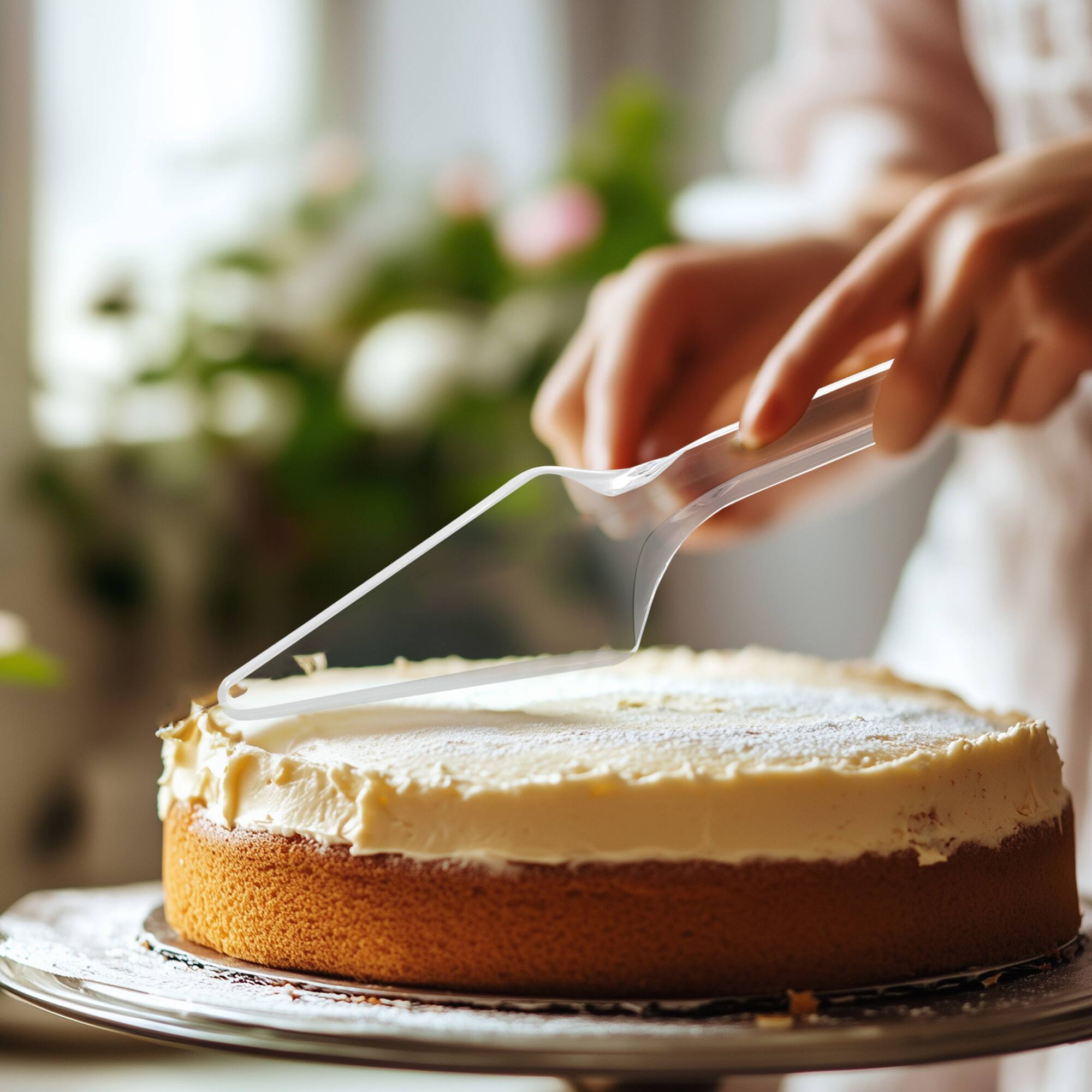Clear Plastic Pie Server by Celebrate It™